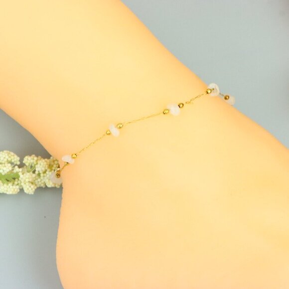 "Handmade Anklet – A Stylish Choice for Women, Thoughtful Gift Idea, EVCH1112 - Picture 4 of 11